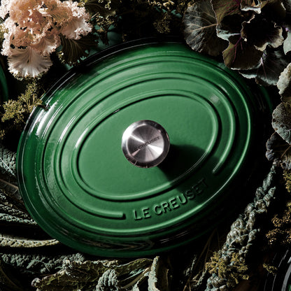 Signature Cast Iron 6.75-quart Artichaut Oval Dutch Oven