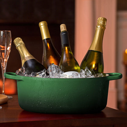 Signature Cast Iron 6.75-quart Artichaut Oval Dutch Oven