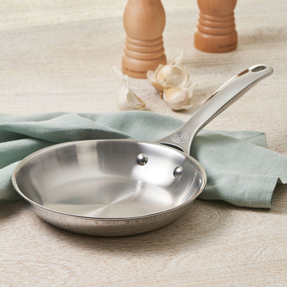 Stainless Steel 2 Piece Skillet Set with Lids