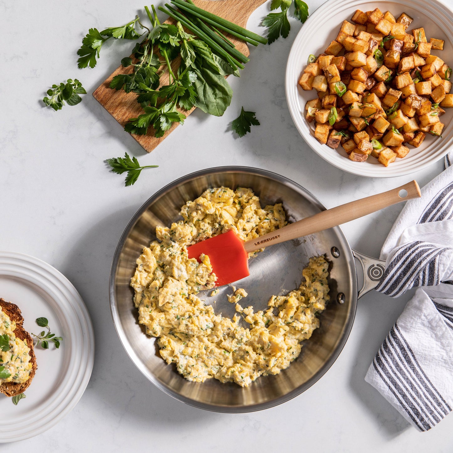 Stainless Steel 8 & 10-inch Fry Pan Set