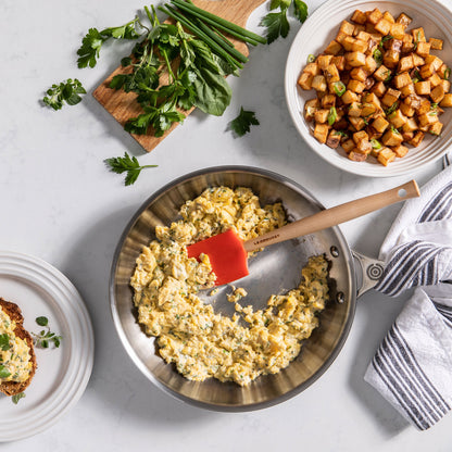 Stainless Steel 8 & 10-inch Fry Pan Set