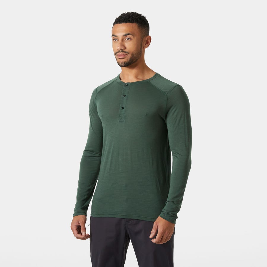 Men's Durawool Long Sleeve Henley