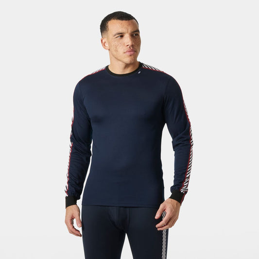 Men's LIFA Stripe Long-Sleeve Crew Base Layer