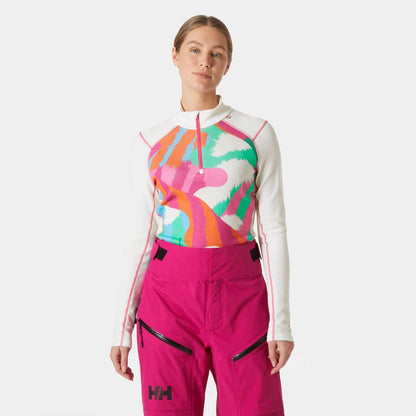 Women's LIFA Merino Midweight Graphic Half-Zip Base Layer