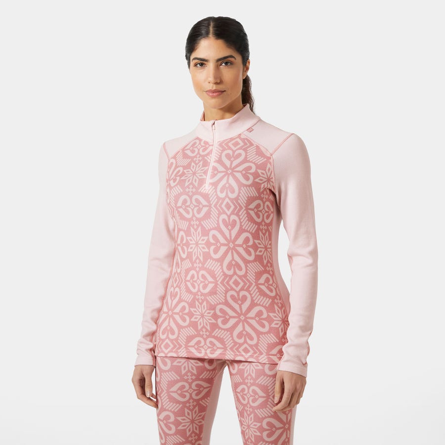 Women's LIFA Merino Midweight Graphic Half-Zip Base Layer