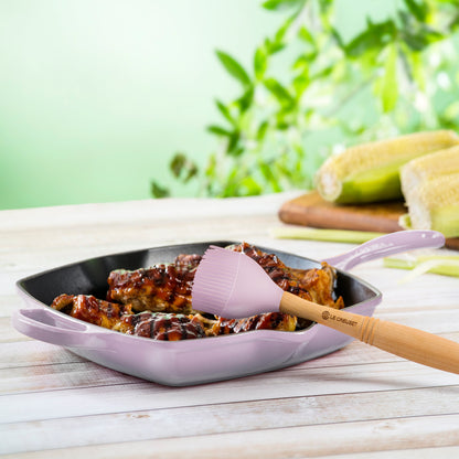 Signature Cast Iron 10.25-inch Shallot Square Grill Pan