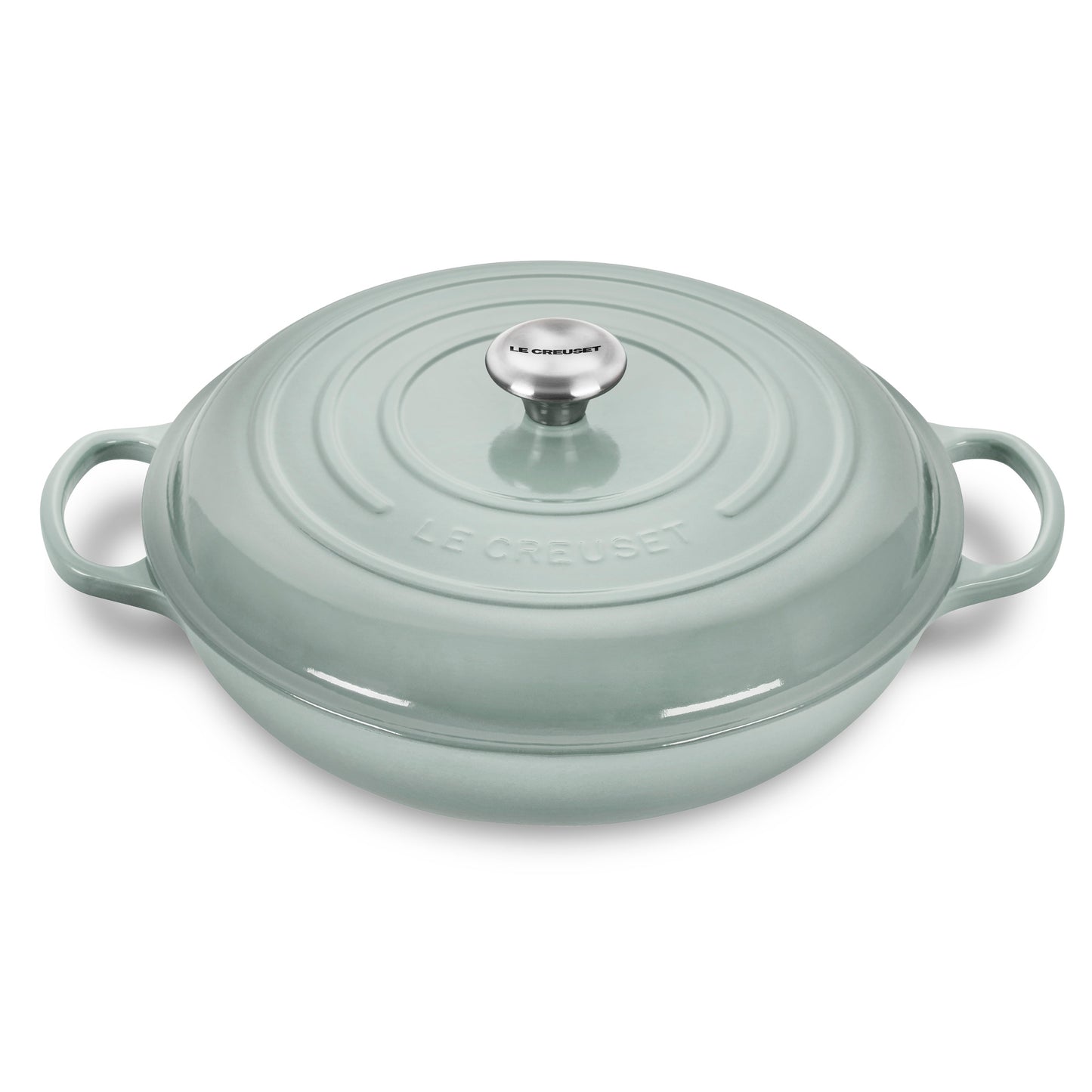 Signature Cast Iron 5-quart Sea Salt Braiser
