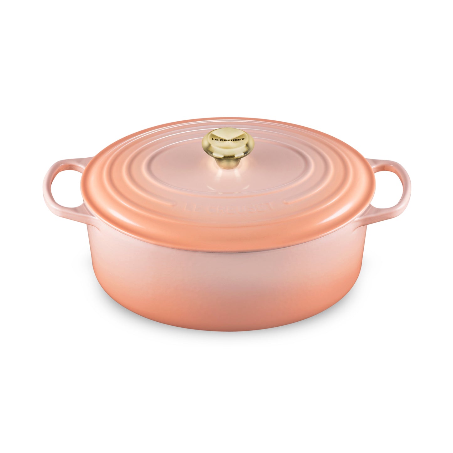 Signature Cast Iron 6.75-quart Peche Oval Dutch Oven