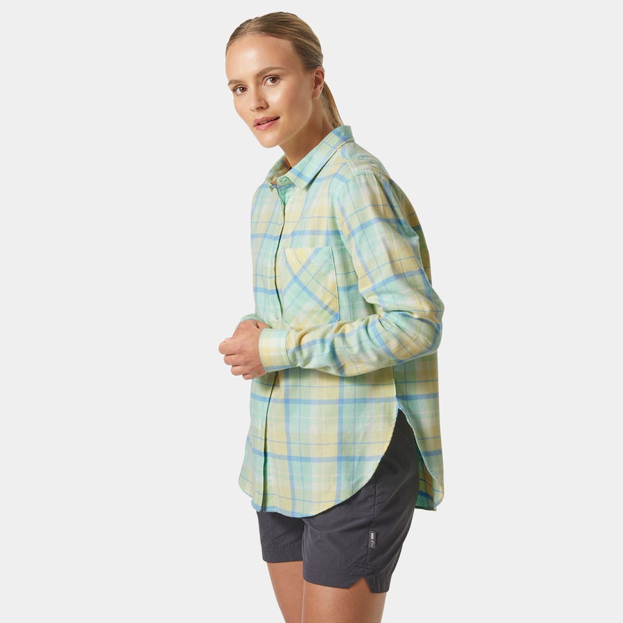 Women's Lokka Organic Flannel Long Sleeve Shirt