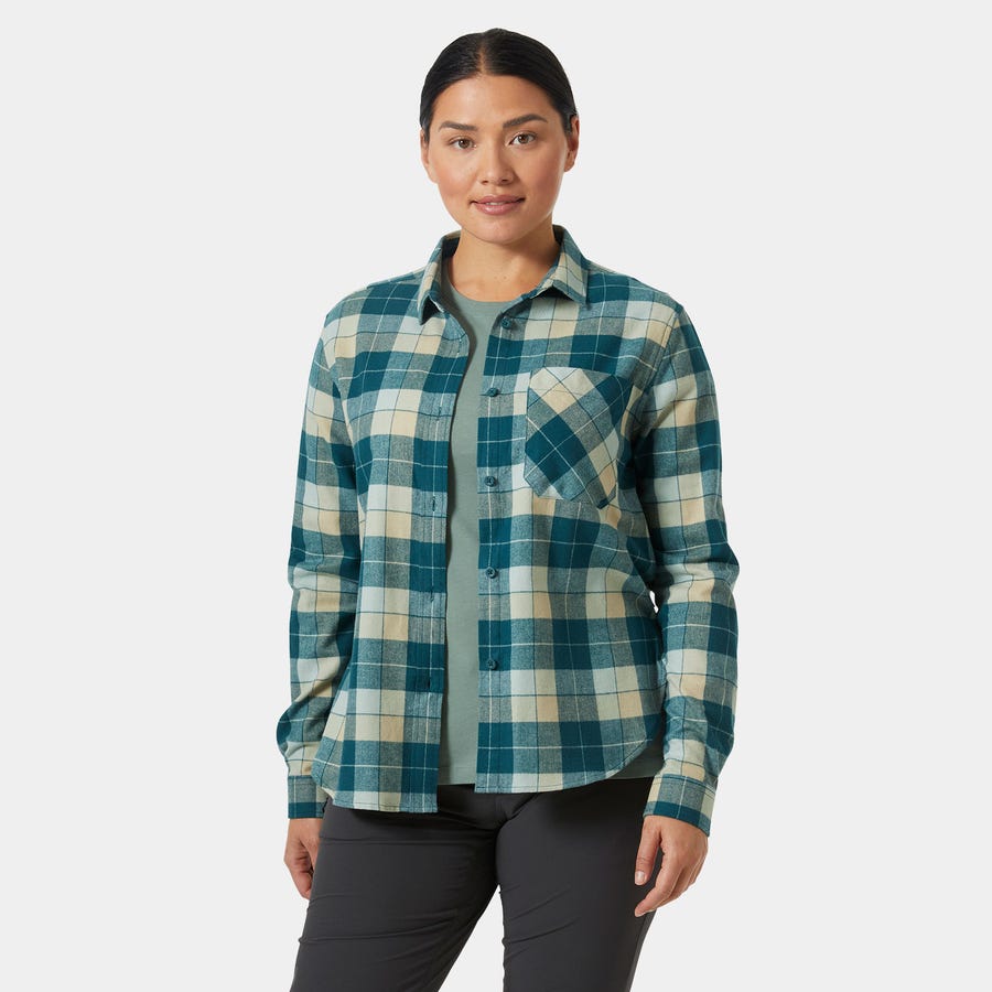 Women's Lokka Organic Flannel Long Sleeve Shirt