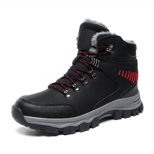 (Limited Time Event 49% OFF) Men’s Winter Waterproof and Cold Warm Snow Boots Orthopedic Arch Support Wide Toe Work Boots