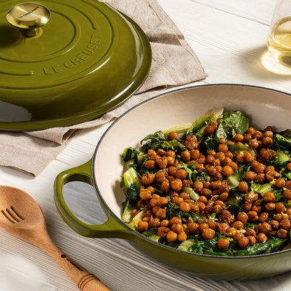 Signature Cast Iron 3.5-quart Olive Braiser