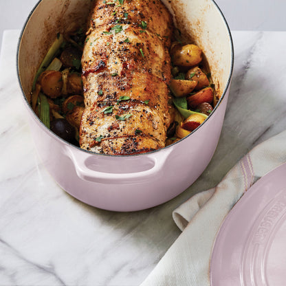 Signature Cast Iron 6.75-quart Shallot Oval Dutch Oven