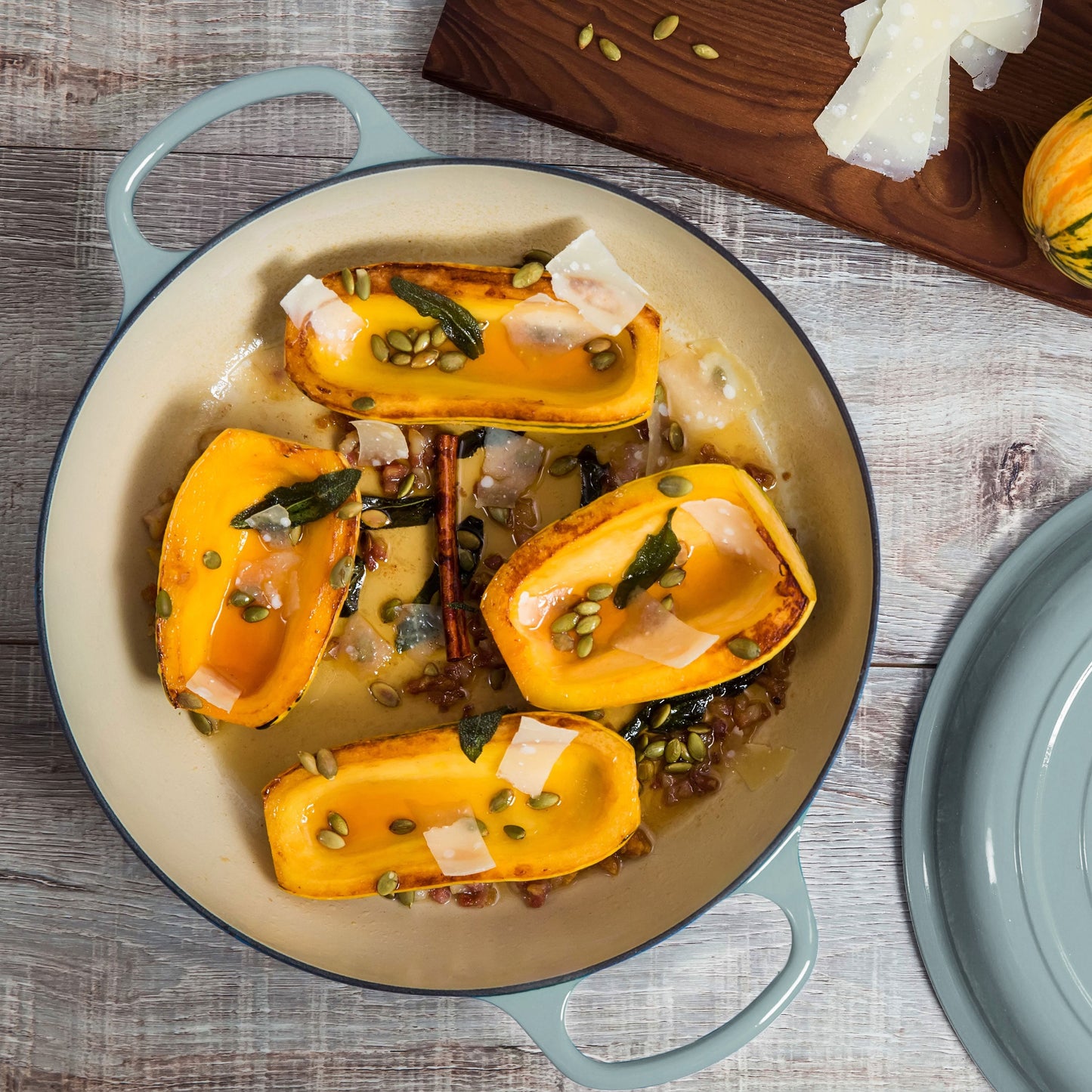 Signature Cast Iron 3.5-quart Sea Salt Braiser