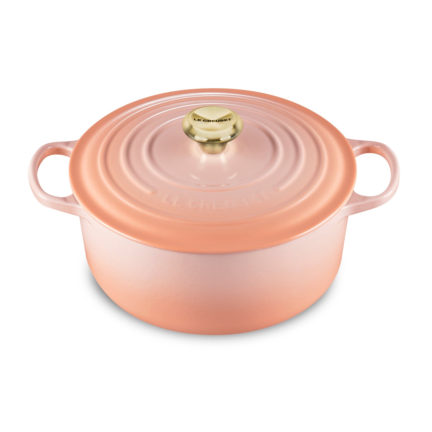 Signature Cast Iron 7.25-quart Peche Round Dutch Oven