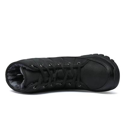 (Limited Time 70% Discount Event) Men's 2024 Winter New Ankle Support Wide Toe Snow Boots Orthopedic Arch Support Warm Anti-puncture Waterproof Non-slip Hiking Boots