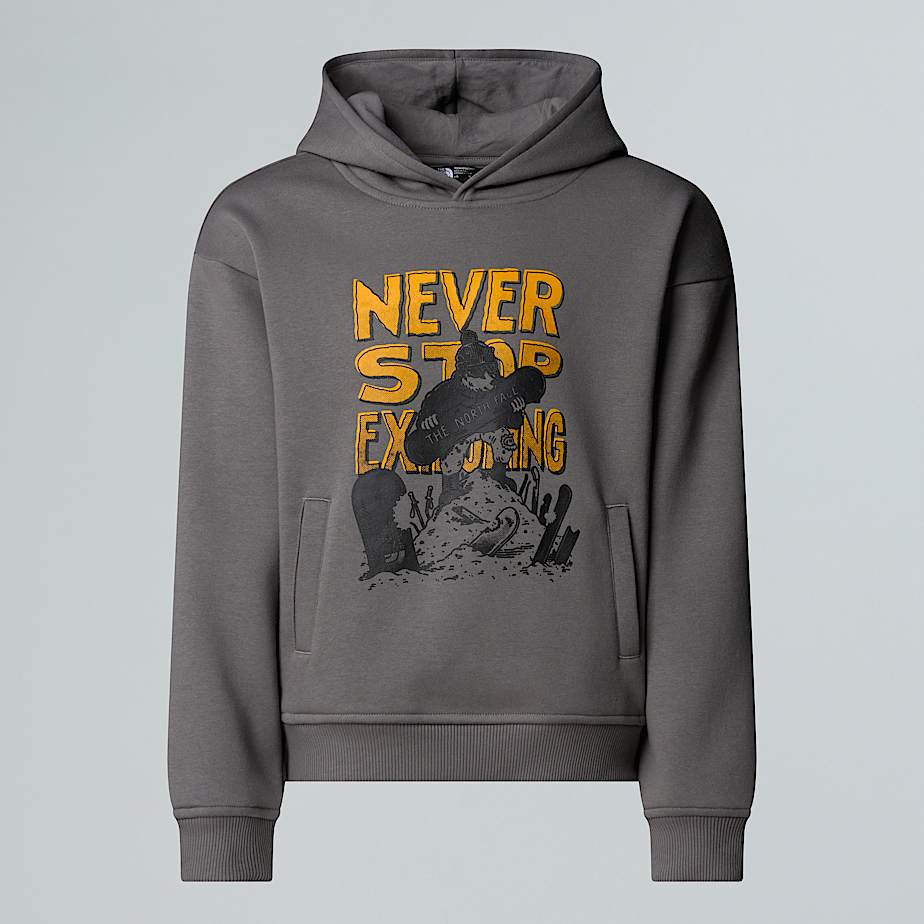 Boys' Sports Oversized Graphic Hoodie