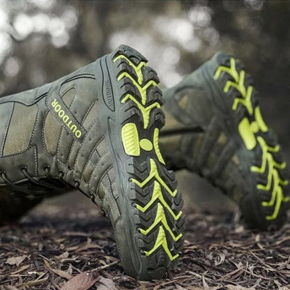 (⏰Limited Time Discount 49% off) Men's Lightweight  Breathable Durable Anti-slip Hiking Boots Combat Army Boots Work Boots