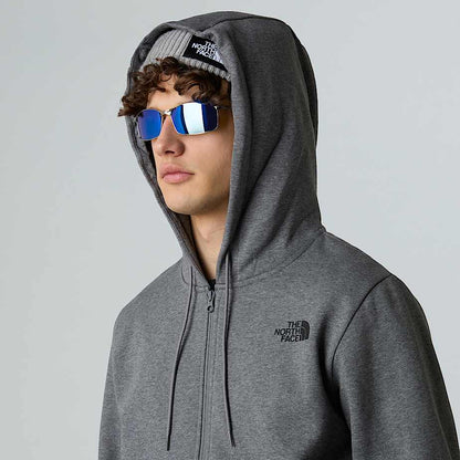 Men's Simple Dome Full-Zip Hoodie