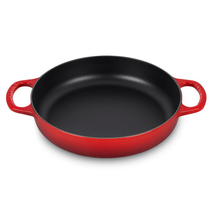 Signature Cast Iron 11-inch Cerise Everyday Pan