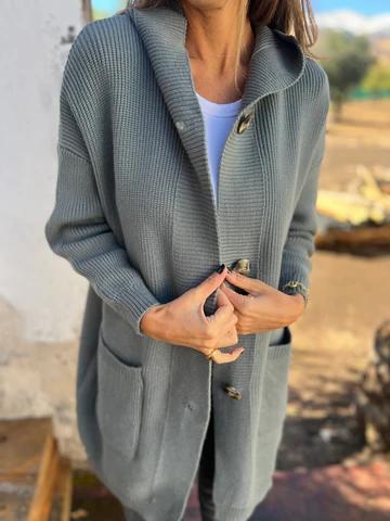 Hooded Knitted Jacket (Buy 2 Free Shipping)