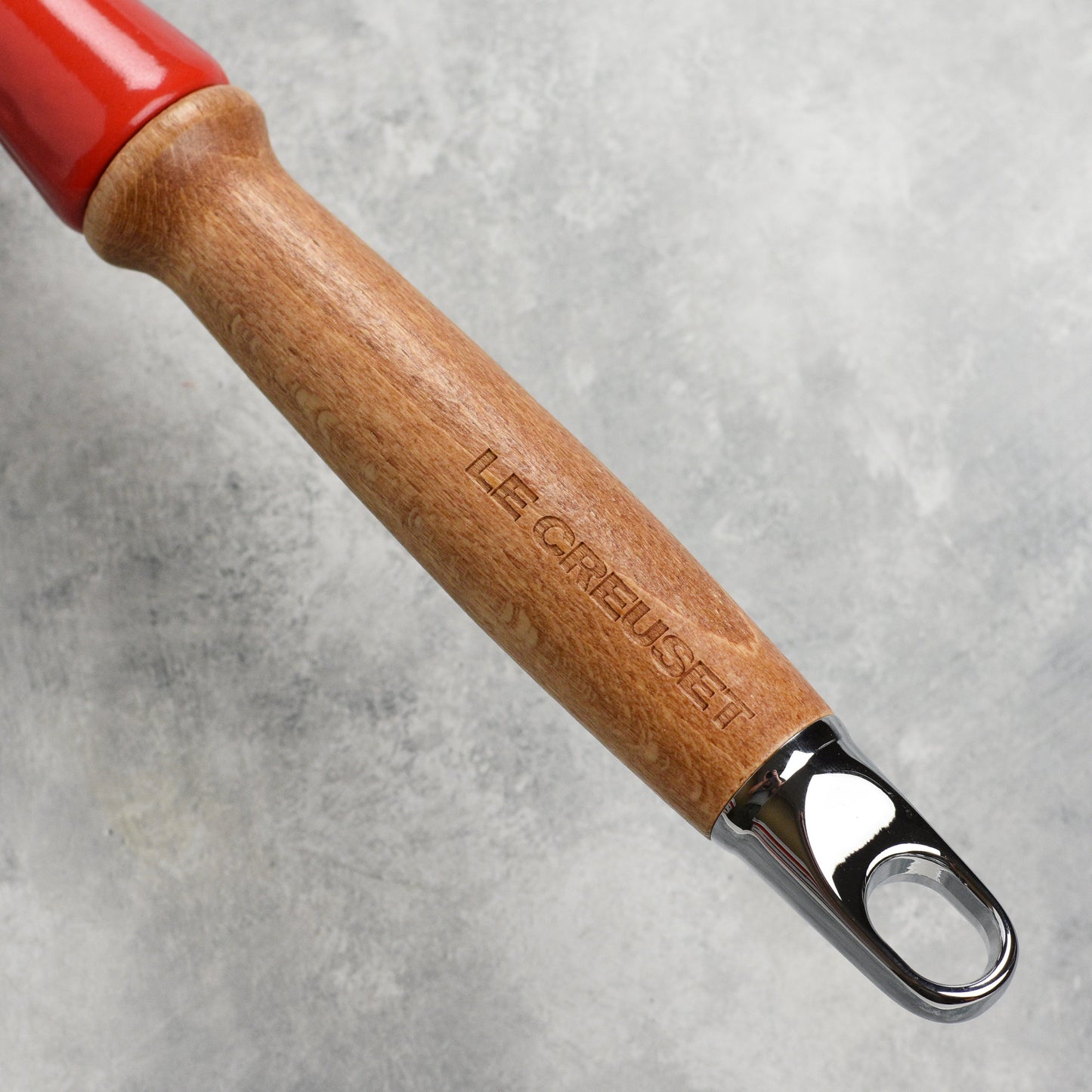 Cast Iron 10.25-inch Cerise Fry Pan with Wood Handle