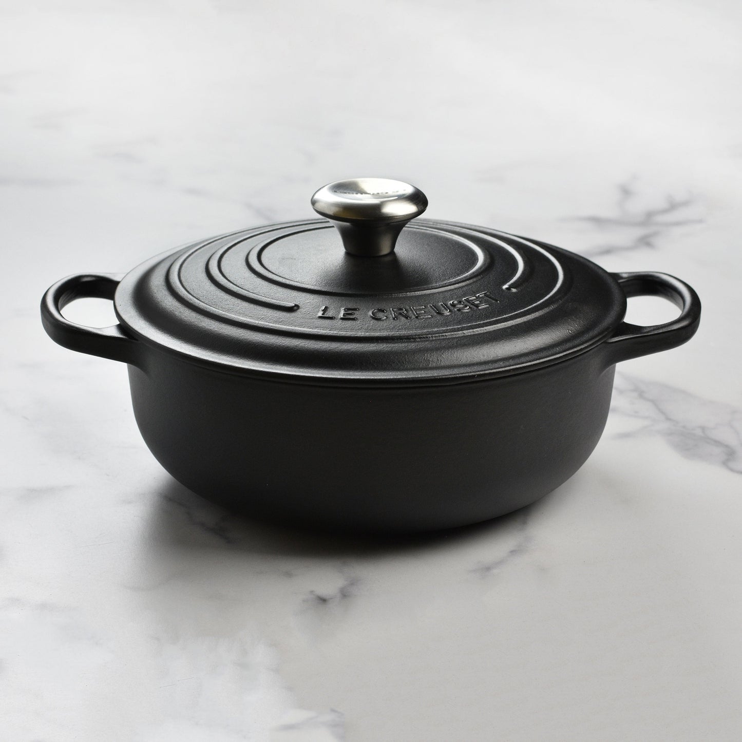 Signature Cast Iron 3.5-quart Licorice Sauteuse Dutch Oven