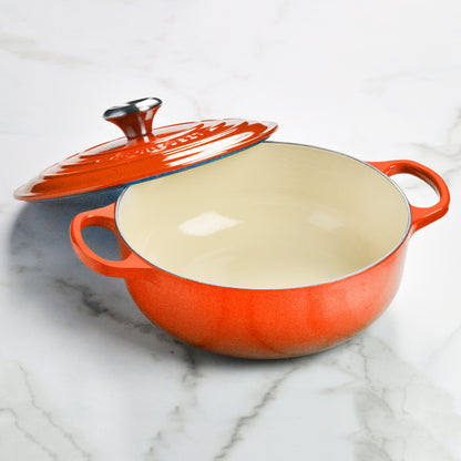 Signature Cast Iron 3.5-quart Flame Sauteuse Dutch Oven