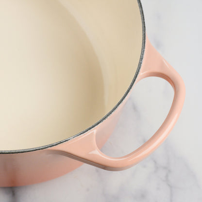 Signature Cast Iron 6.75-quart Peche Oval Dutch Oven