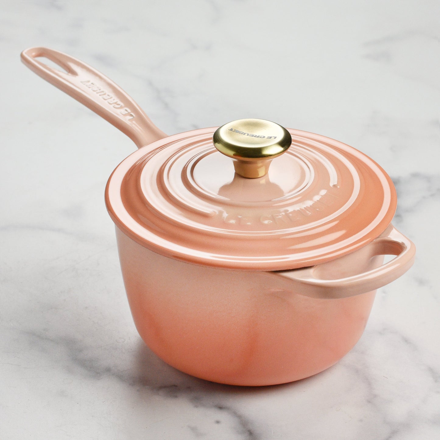 Signature Cast Iron 1.75-quart Peche Saucepan