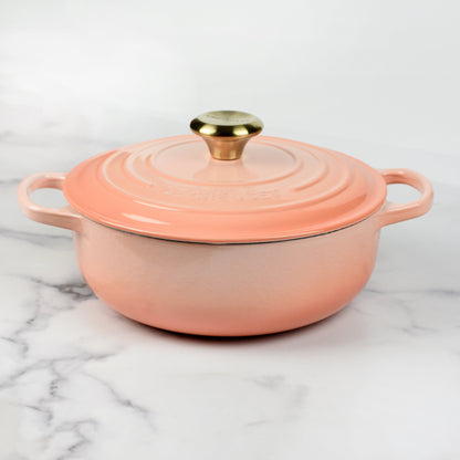 Signature Cast Iron 3.5-quart Peche Sauteuse Dutch Oven