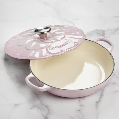 Signature Cast Iron 2.25-quart Shallot Petal Braiser