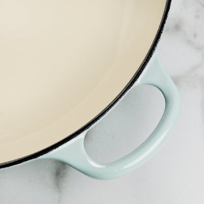 Signature Cast Iron 2.25-quart Sea Salt Petal Braiser