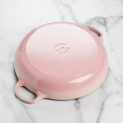 Signature Cast Iron 2.25-quart Shell Pink Petal Braiser