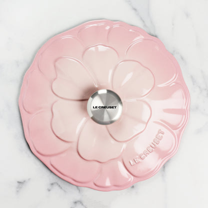 Signature Cast Iron 2.25-quart Shell Pink Petal Braiser