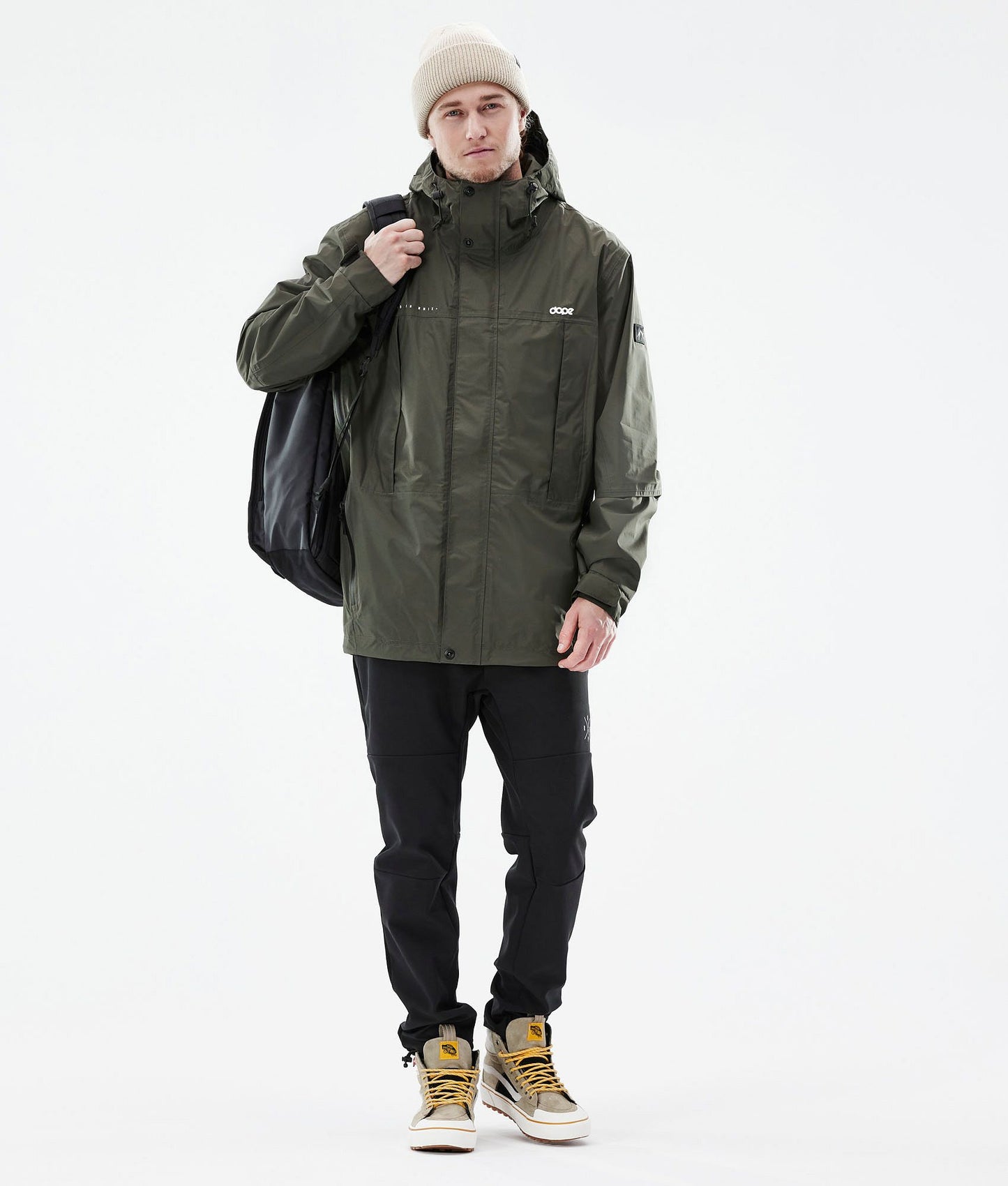 Outdoor Jacket For Men Olive Green