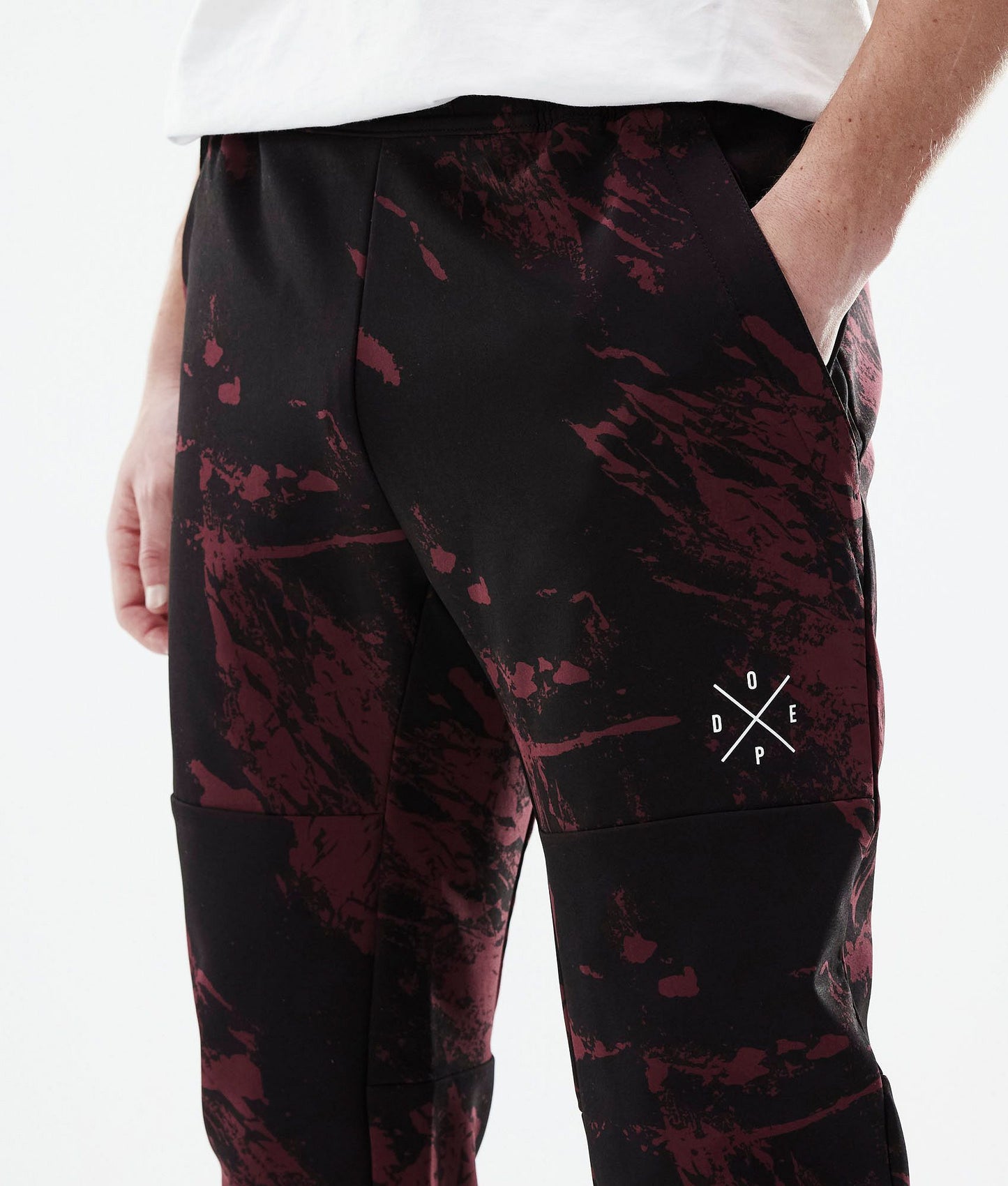 Outdoor Pants For Men Paint Burgundy