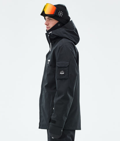 Snowboard Jacket For Men Black