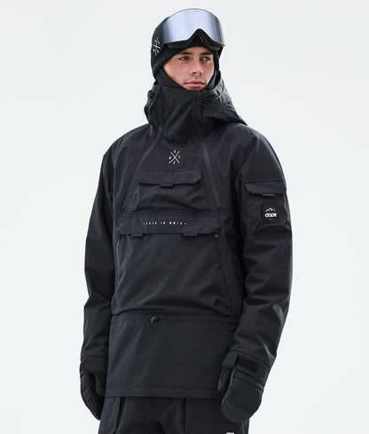 Snowboard Jacket For Men Black
