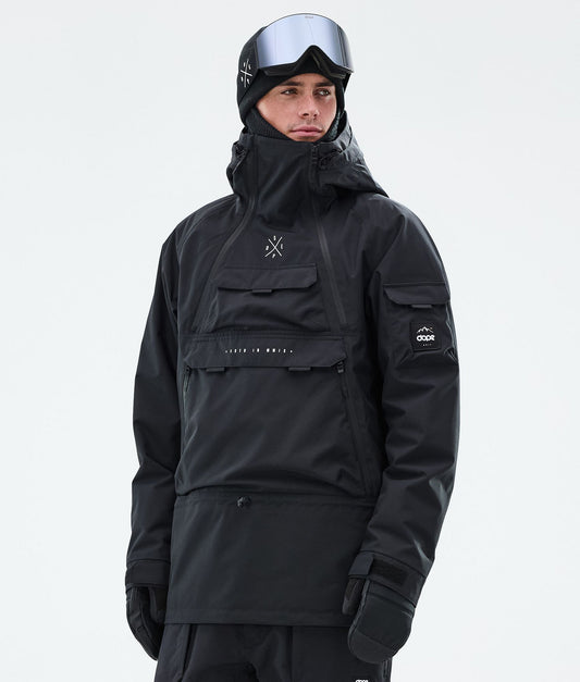Snowboard Jacket For Men Black