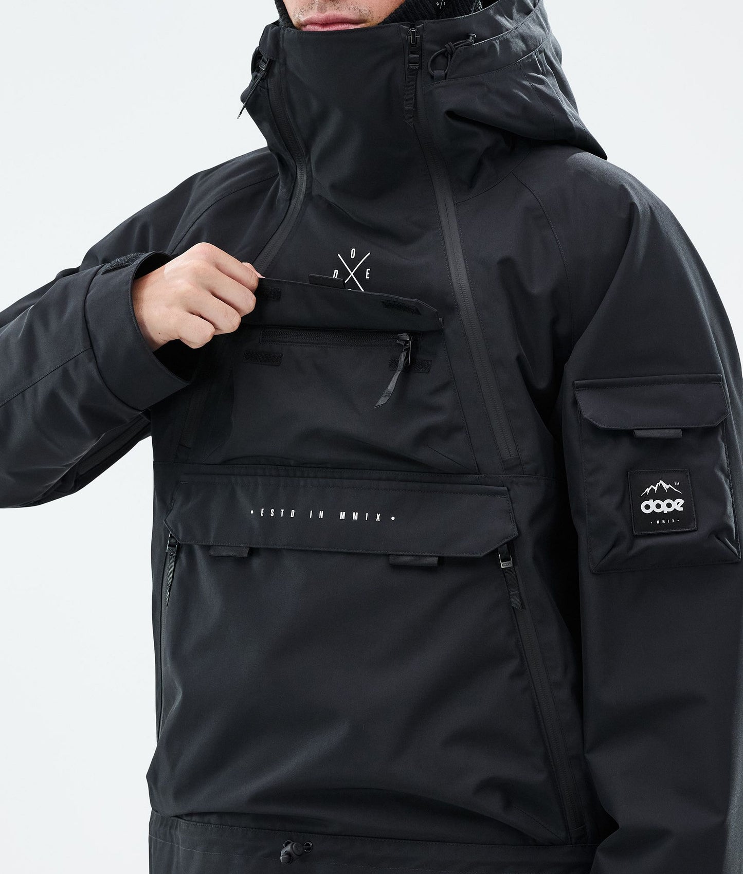 Snowboard Jacket For Men Black