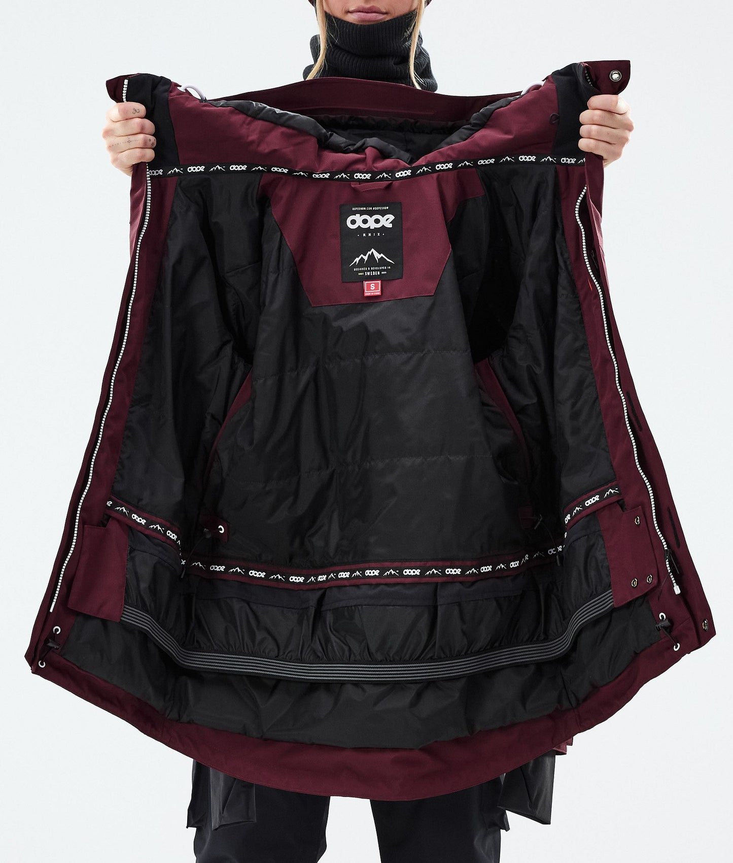 Snowboard Jacket For Women Burgundy