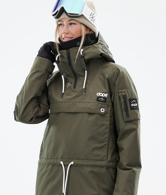 Snowboard Jacket For Women Olive Green