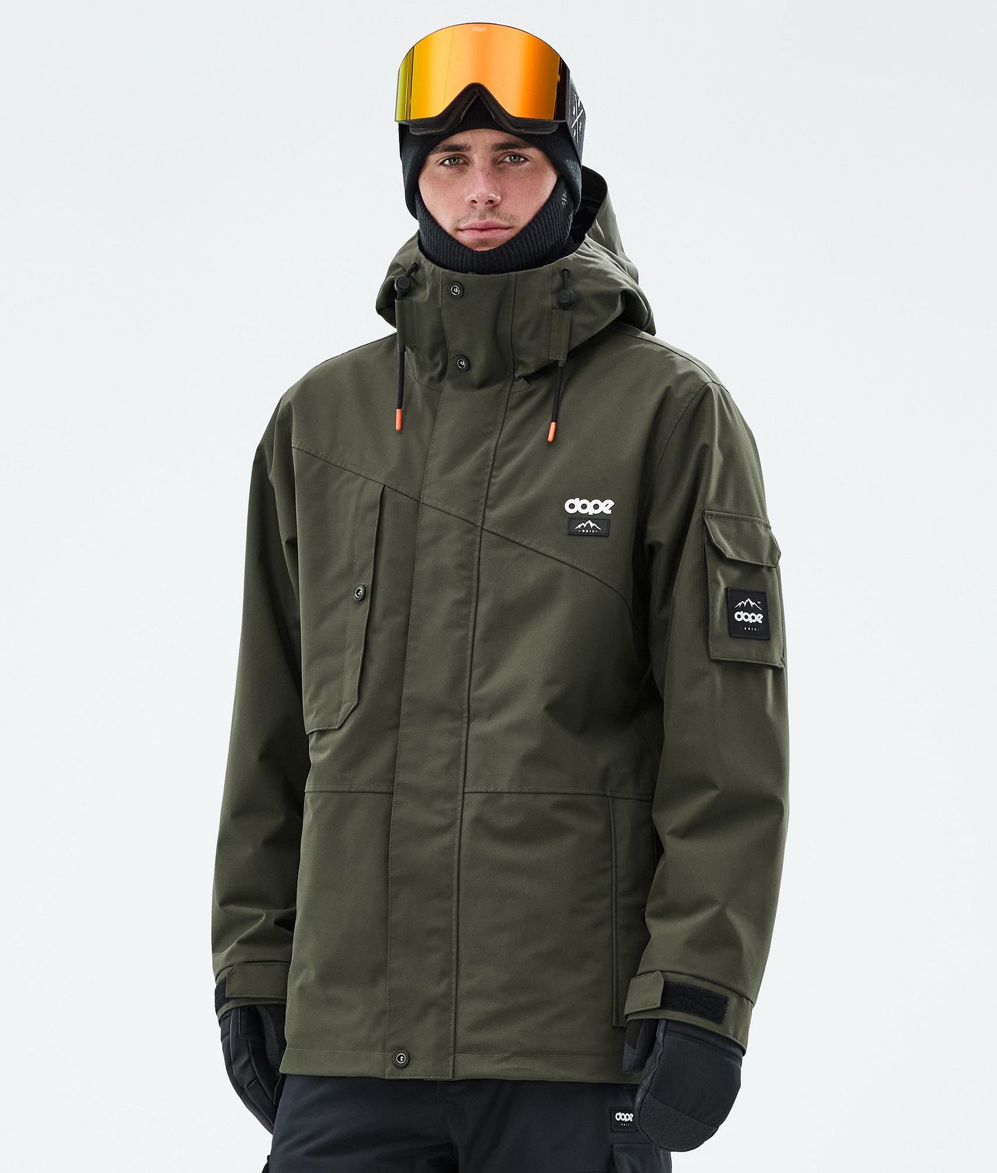 Snowboard Jacket For Men Olive Green