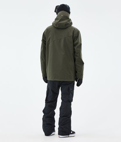 Snowboard Jacket For Men Olive Green