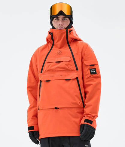 Snowboard Jacket For Men Orange