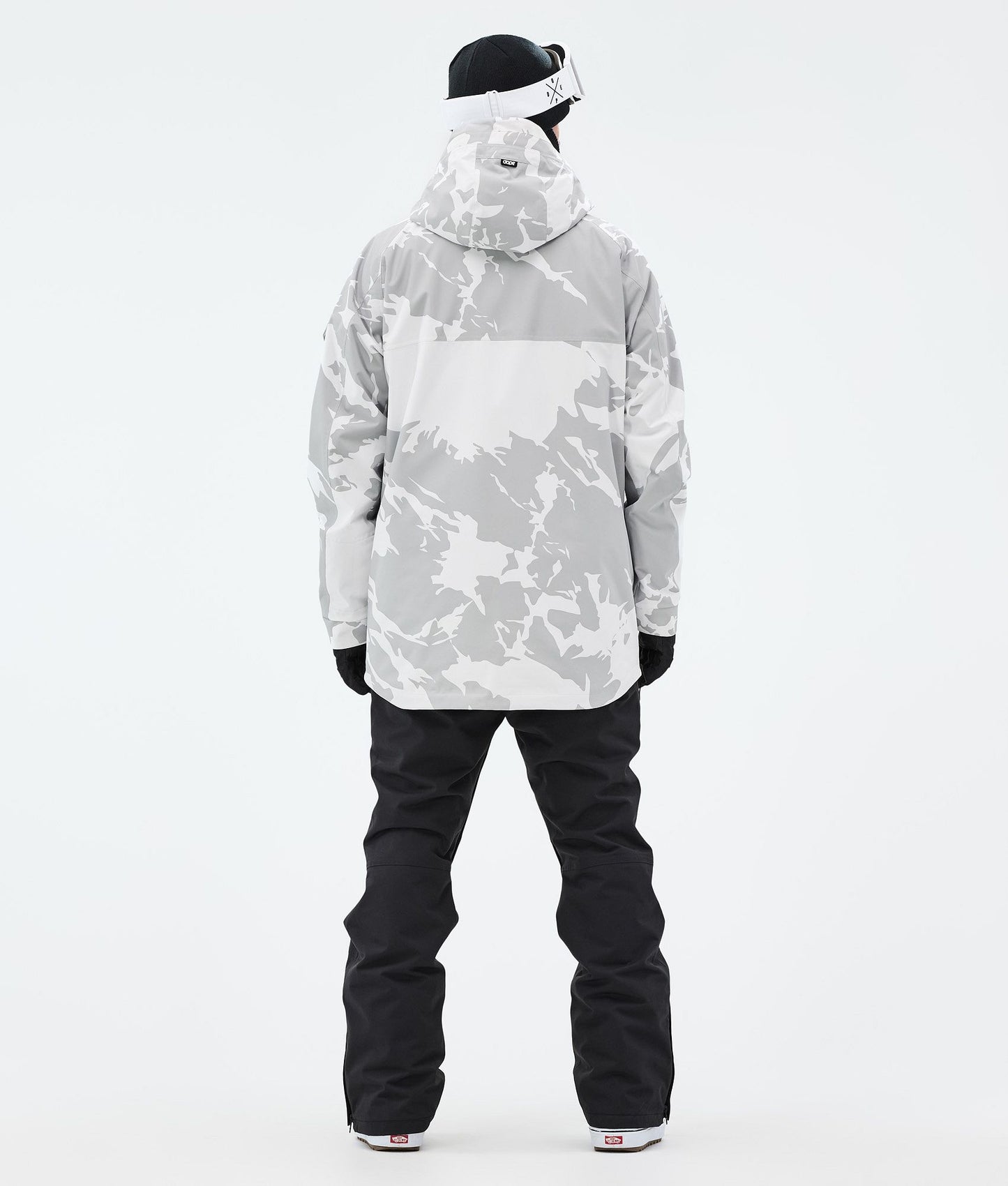 Snowboard Jacket For Men Grey Camo