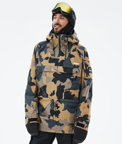 Snowboard Jacket For Men Walnut Camo