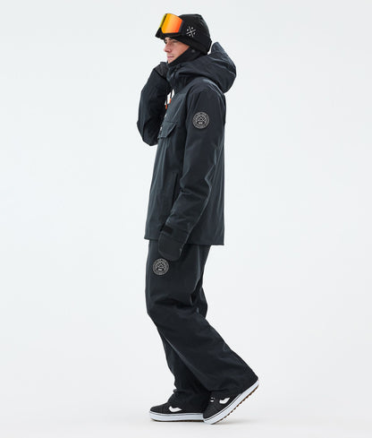 Snowboard Jacket For Men Black
