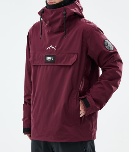 Snowboard Jacket For Men Burgundy